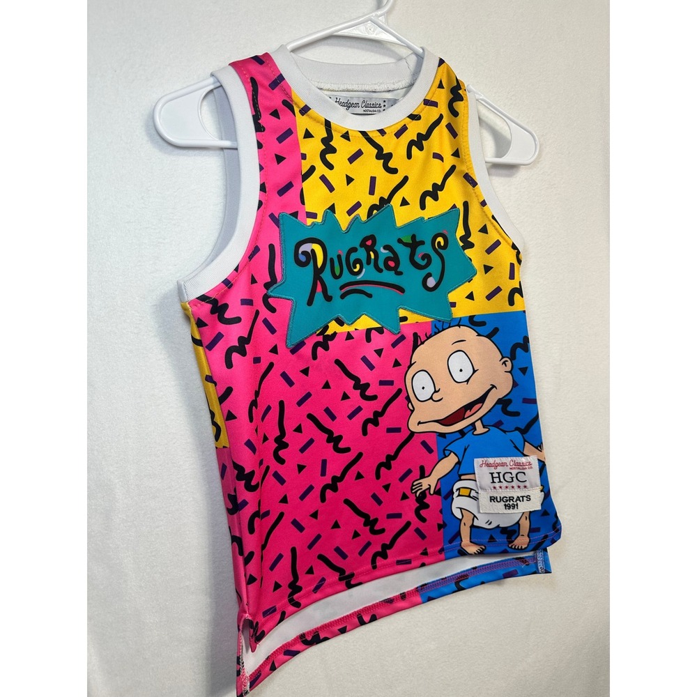 Headgear Classics Rugrats Tommy Pickles Basketball Jersey Multicolor Youth Small - Picture 2 of 10